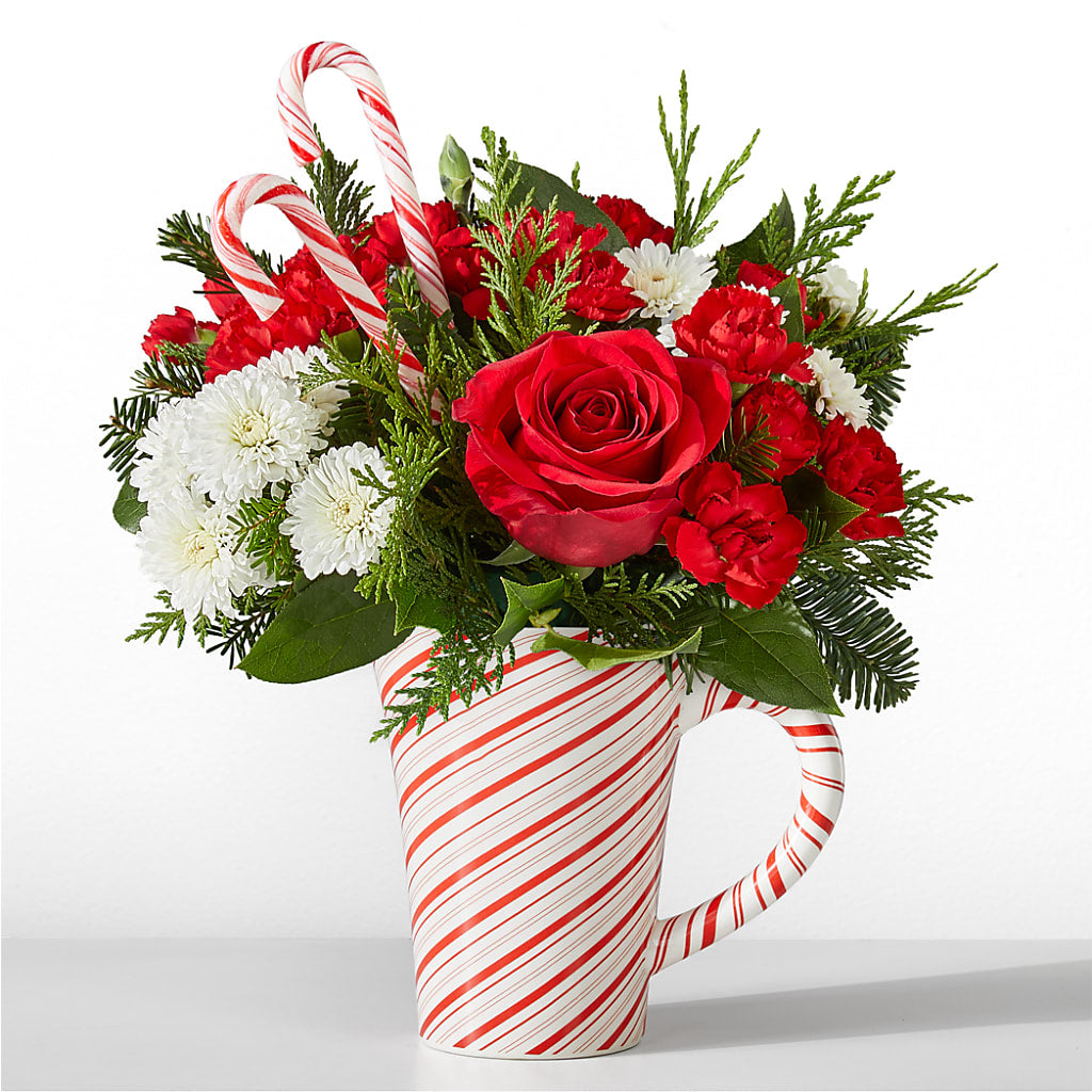 Peppermint Swirl Mug – Fleuriste Rive Sud, Longueuil PQ