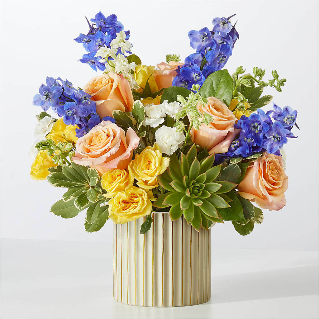 Cobalt Reverie Bouquet – Fleuriste Rive Sud, Longueuil PQ