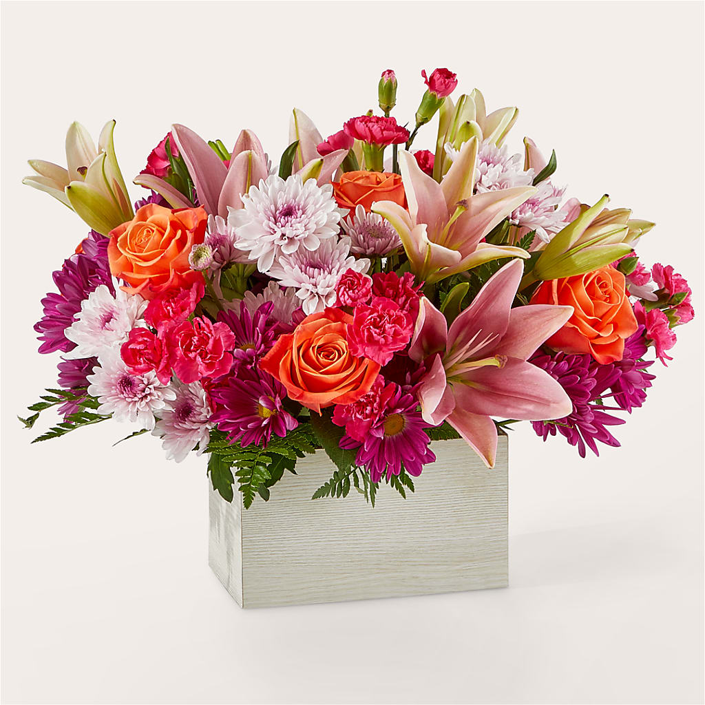 Light of My Life Box Bouquet – Fleuriste Rive Sud, Longueuil PQ