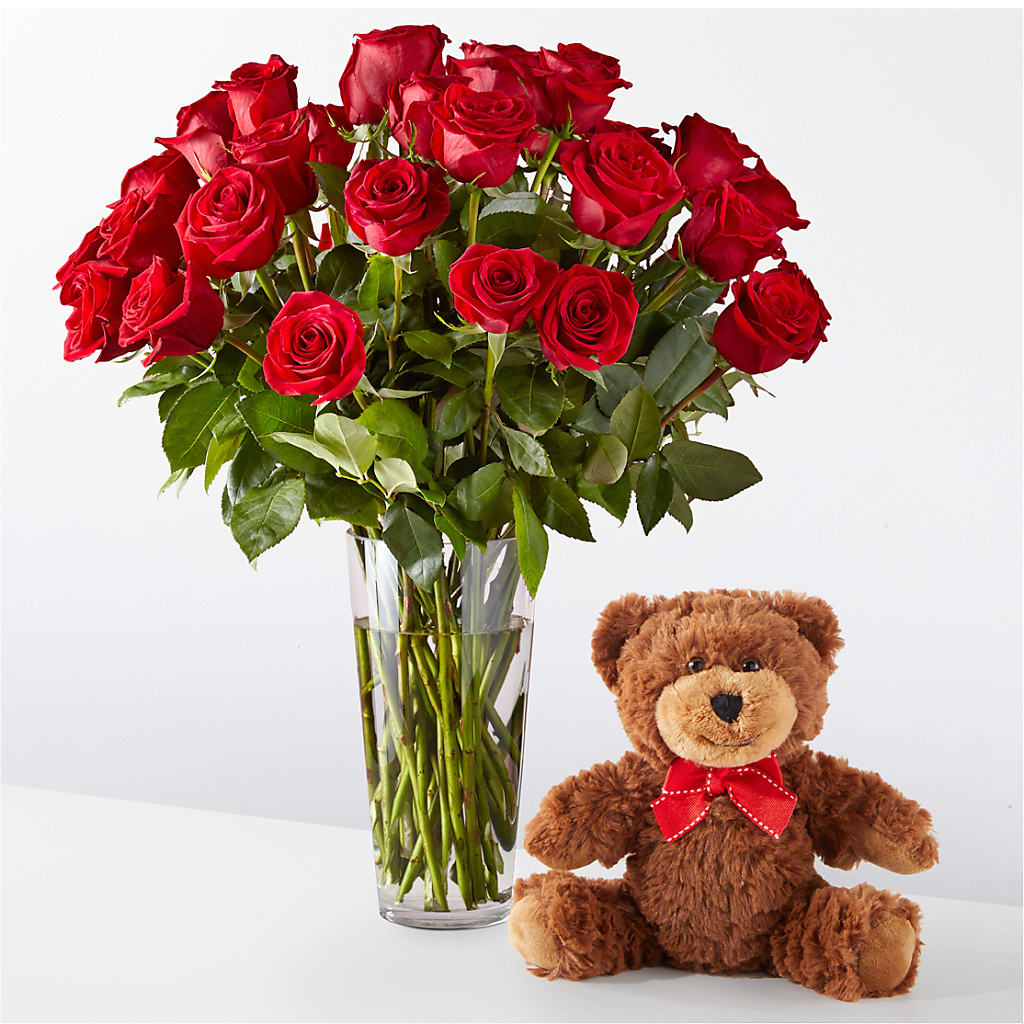 Romantic Long Stem Red Rose Bouquet Bundles – Fleuriste Rive Sud, Longueuil PQ