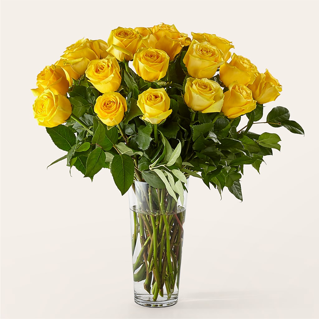 Long Stem Yellow Rose Bouquet – Fleuriste Rive Sud, Longueuil PQ