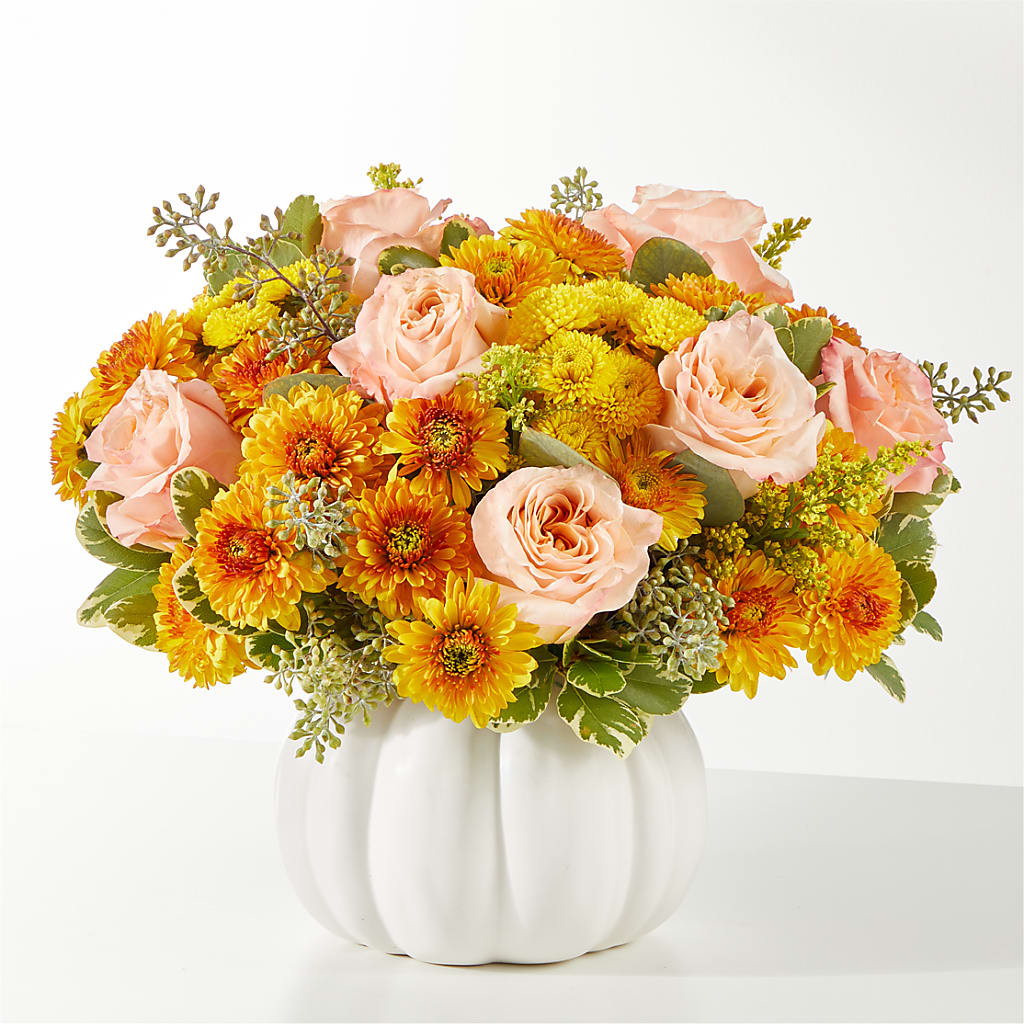 Peachy Pumpkin – Fleuriste Rive Sud, Longueuil PQ