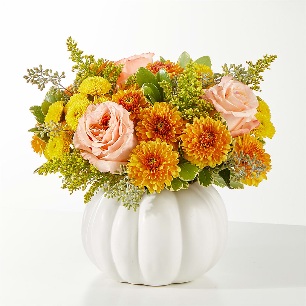 Peachy Pumpkin – Fleuriste Rive Sud, Longueuil PQ