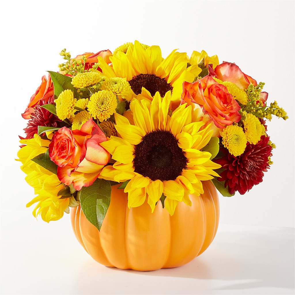 Golden Gourd Pumpkin Bouquet – Fleuriste Rive Sud, Longueuil PQ