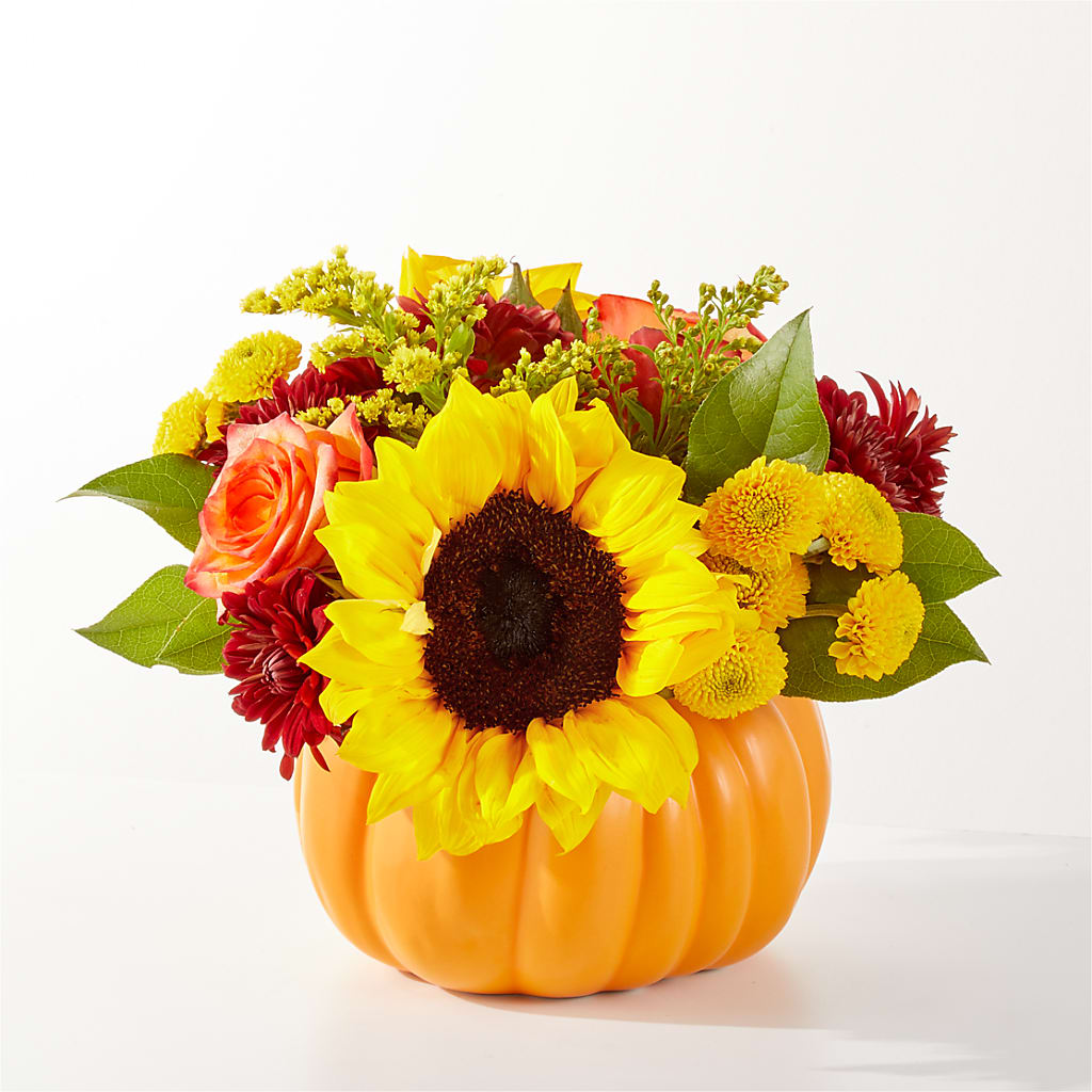 Golden Gourd Pumpkin Bouquet – Fleuriste Rive Sud, Longueuil PQ