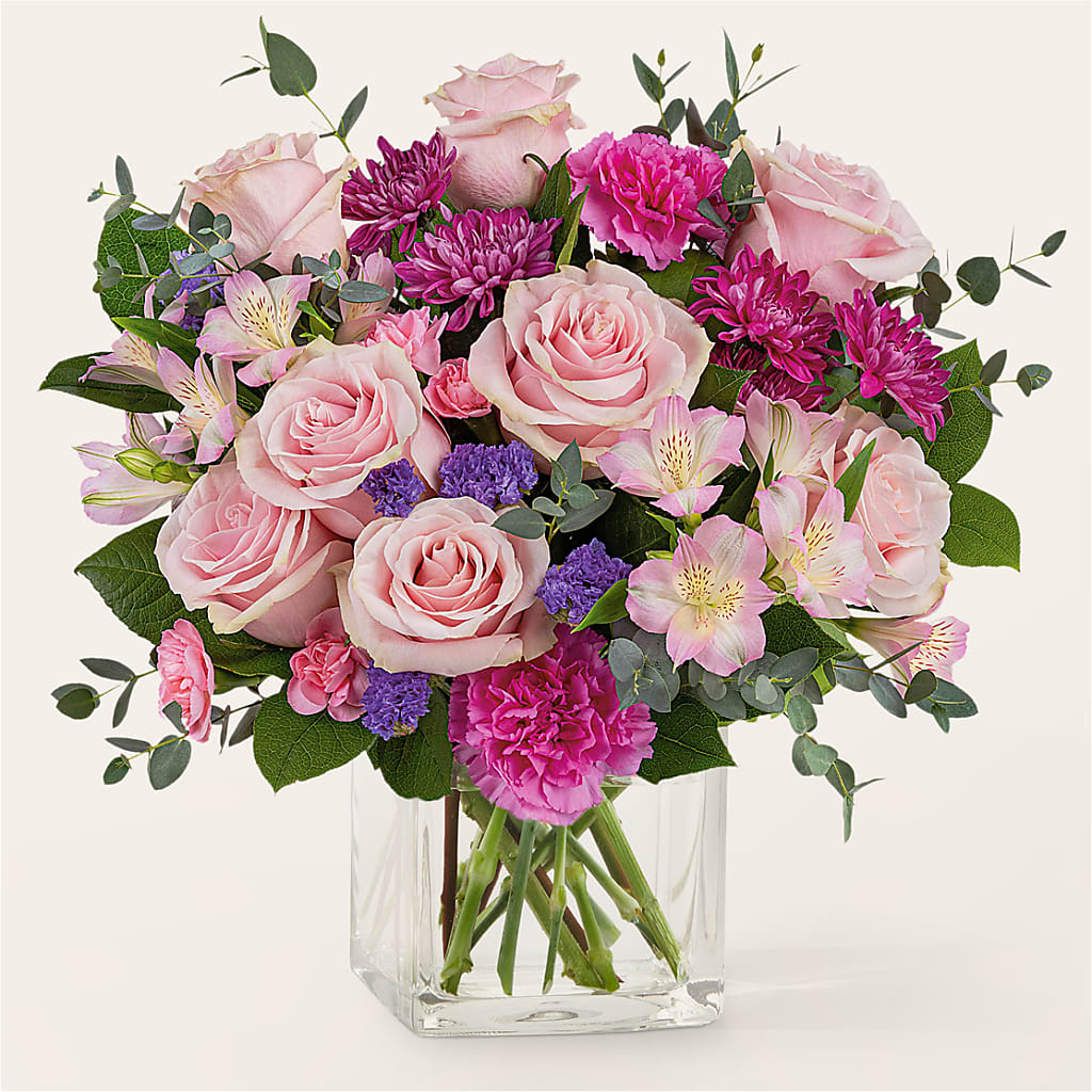 Rosy Radiance Bouquet – Fleuriste Rive Sud, Longueuil PQ