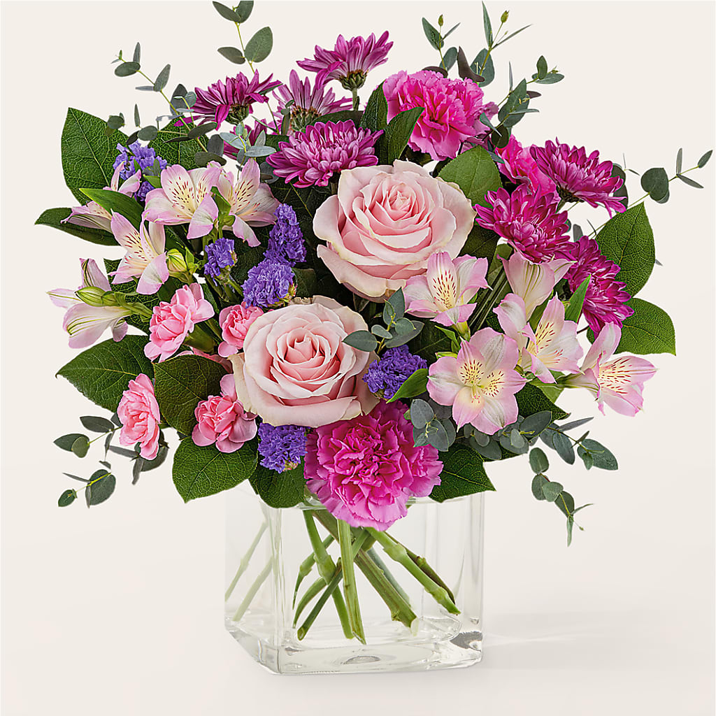 Rosy Radiance Bouquet – Fleuriste Rive Sud, Longueuil PQ