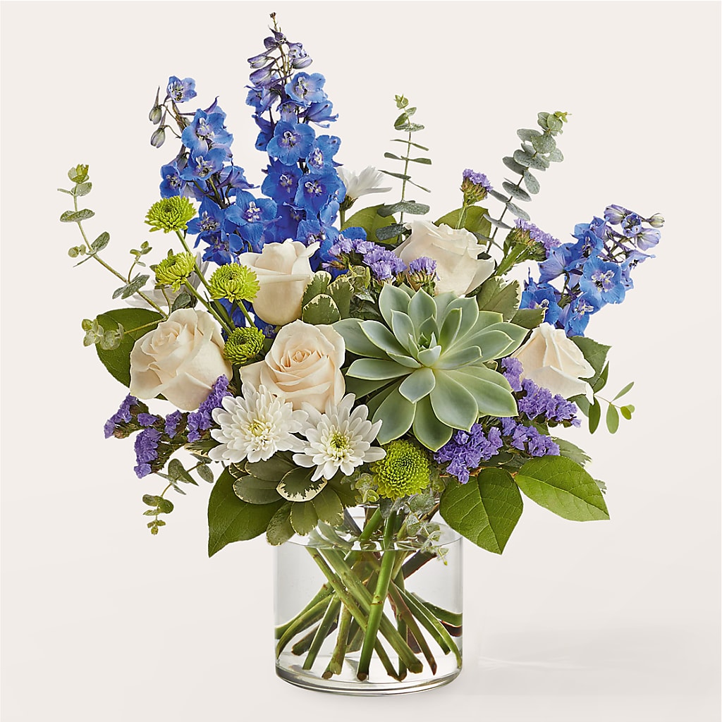 Cerulean Waves Bouquet – Fleuriste Rive Sud, Longueuil PQ