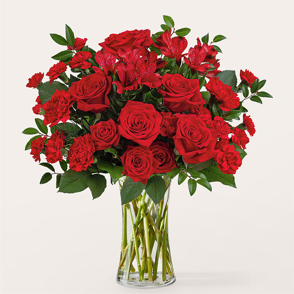 Brilliant Ruby Bouquet – Fleuriste Rive Sud, Longueuil PQ