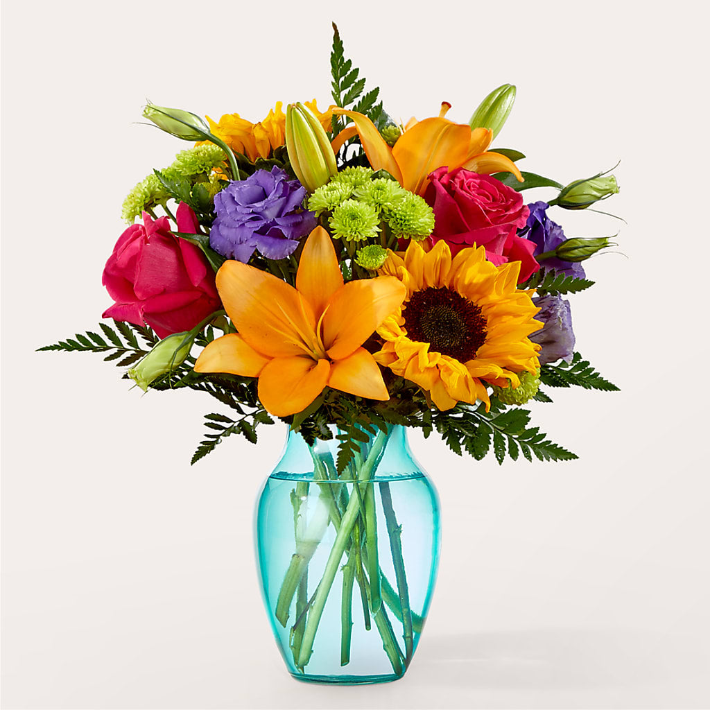 Double Rainbow Bouquet – Fleuriste Rive Sud, Longueuil PQ