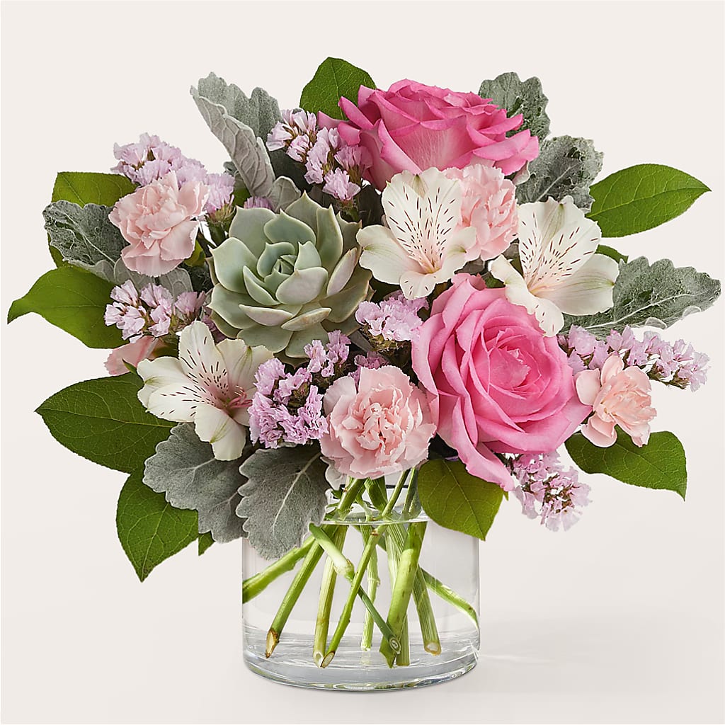 Dusty Rose Bouquet – Fleuriste Rive Sud, Longueuil PQ