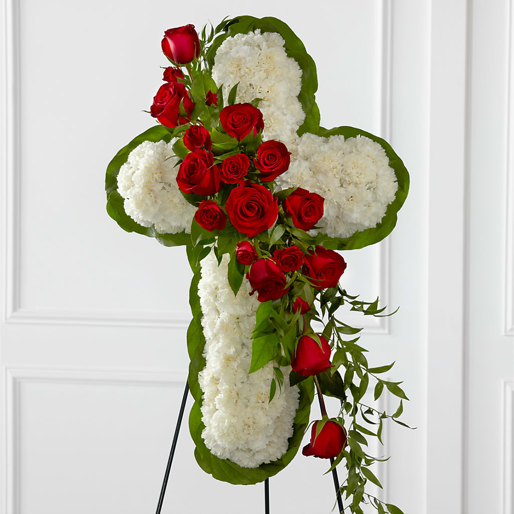 Floral Cross Easel – Fleuriste Rive Sud, Longueuil PQ
