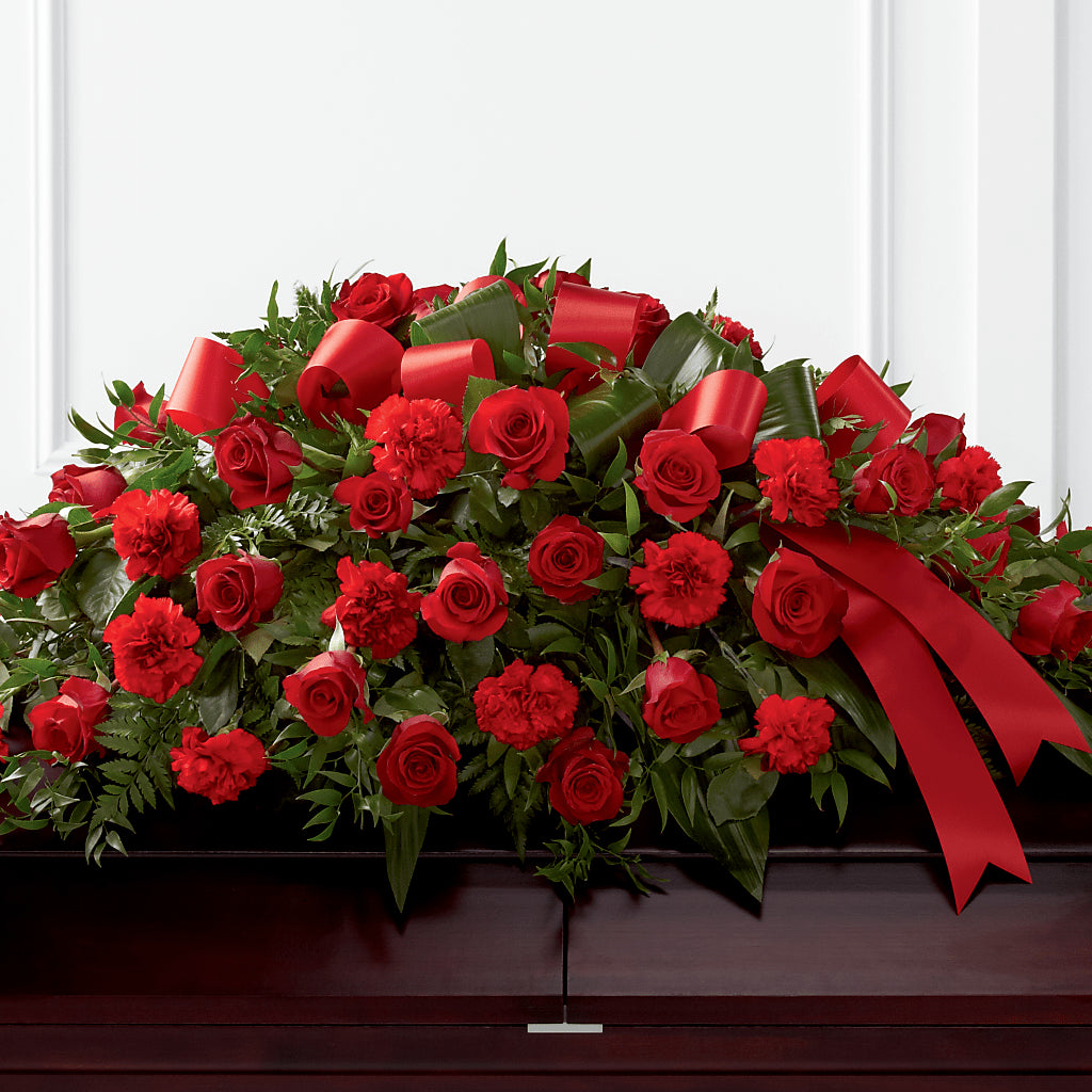 Tribute of Life Casket Spray – Fleuriste Rive Sud, Longueuil PQ