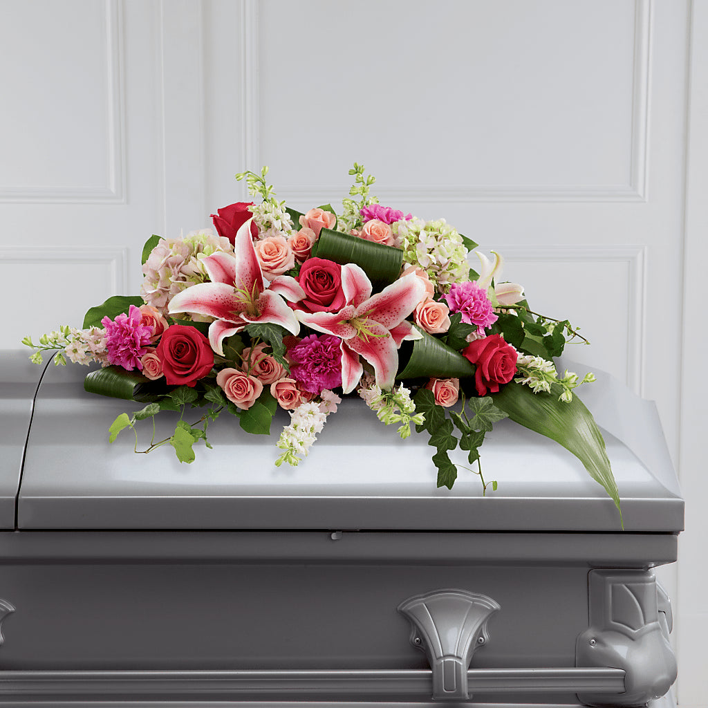 Splendid Grace Casket Spray – Fleuriste Rive Sud, Longueuil PQ