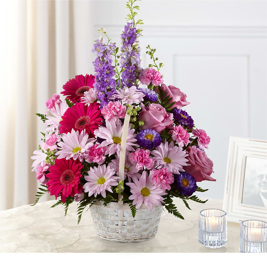 Pastel Peace Basket – Fleuriste Rive Sud, Longueuil PQ