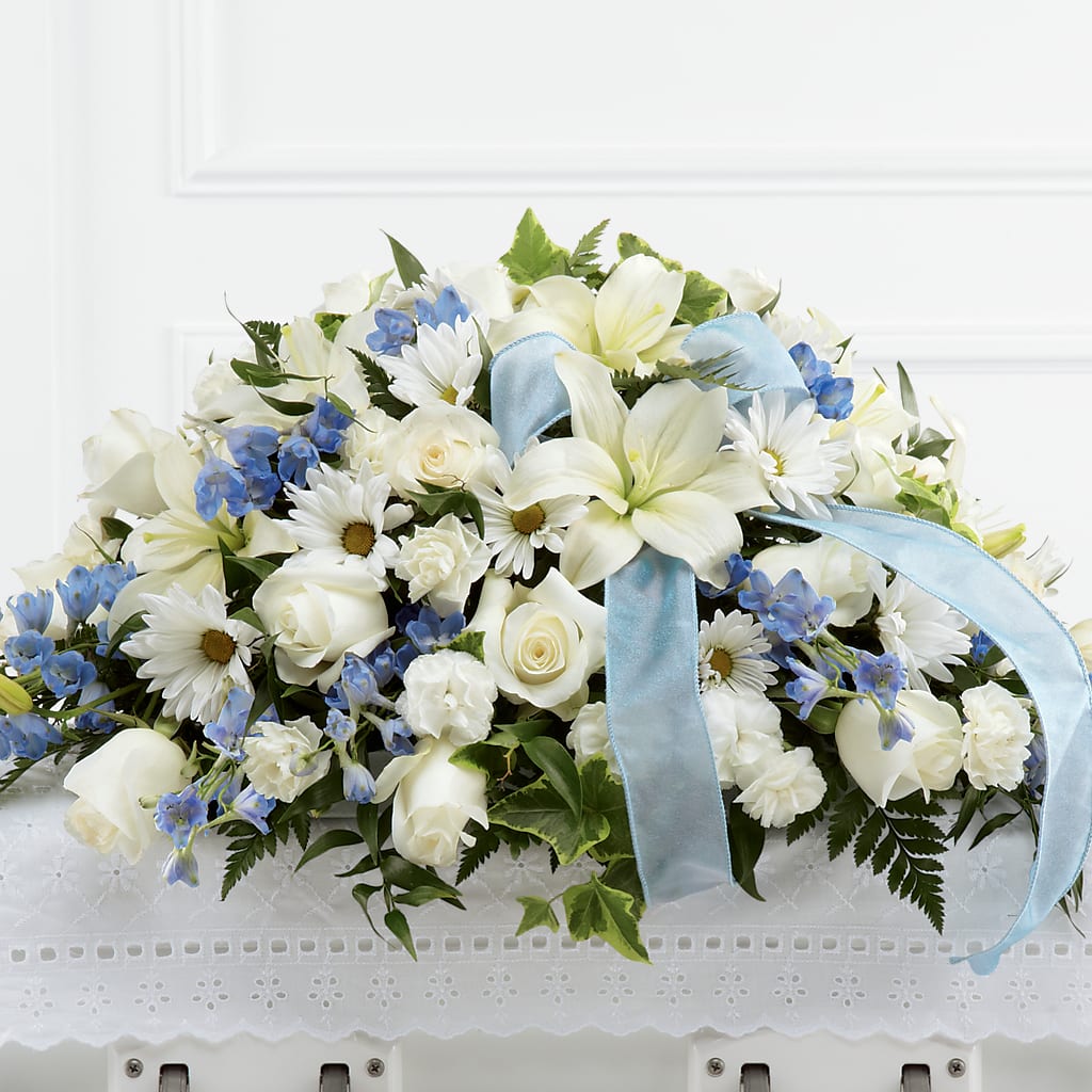Tender Treasure Casket Spray – Fleuriste Rive Sud, Longueuil PQ