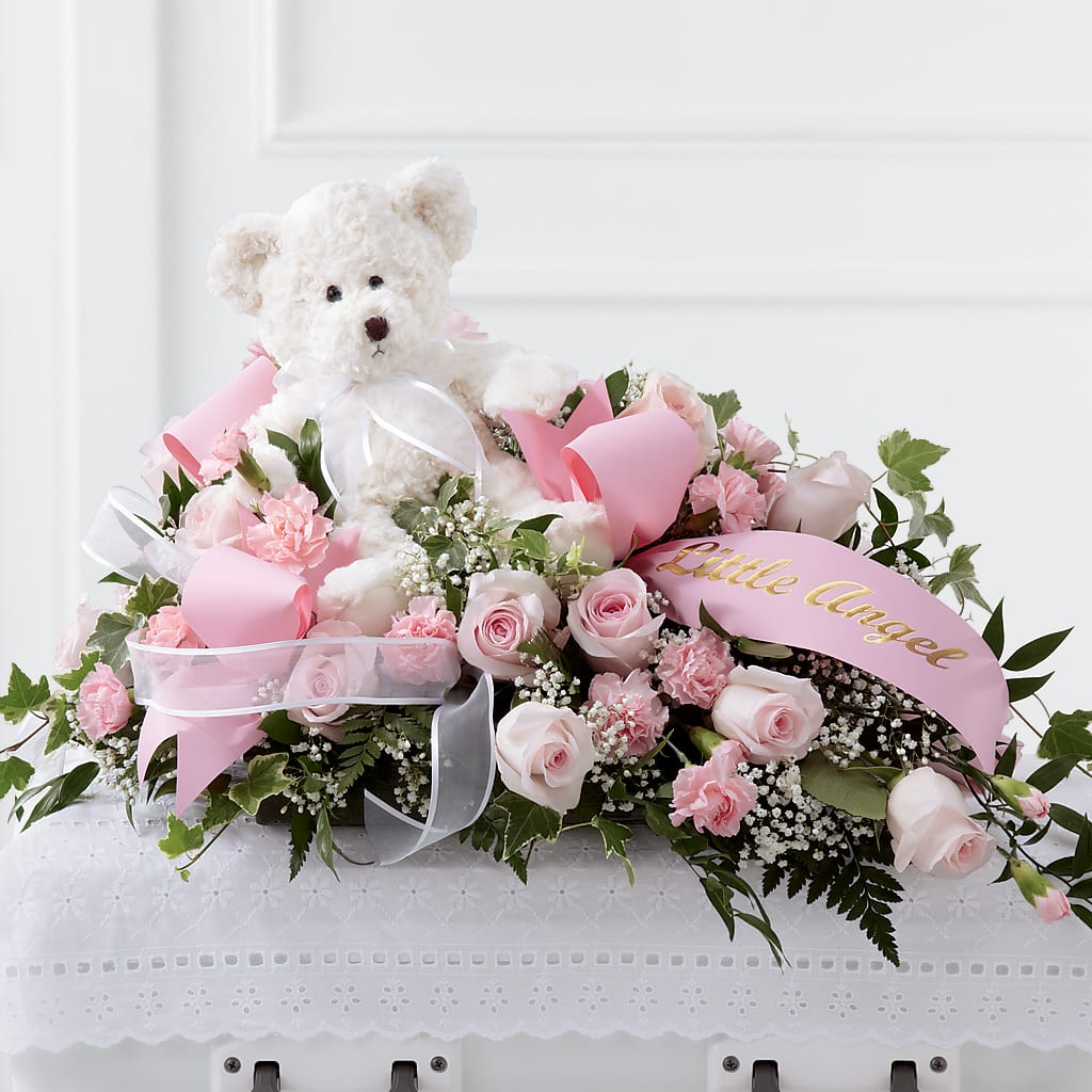 Touch of Sympathy Casket Spray – Fleuriste Rive Sud, Longueuil PQ