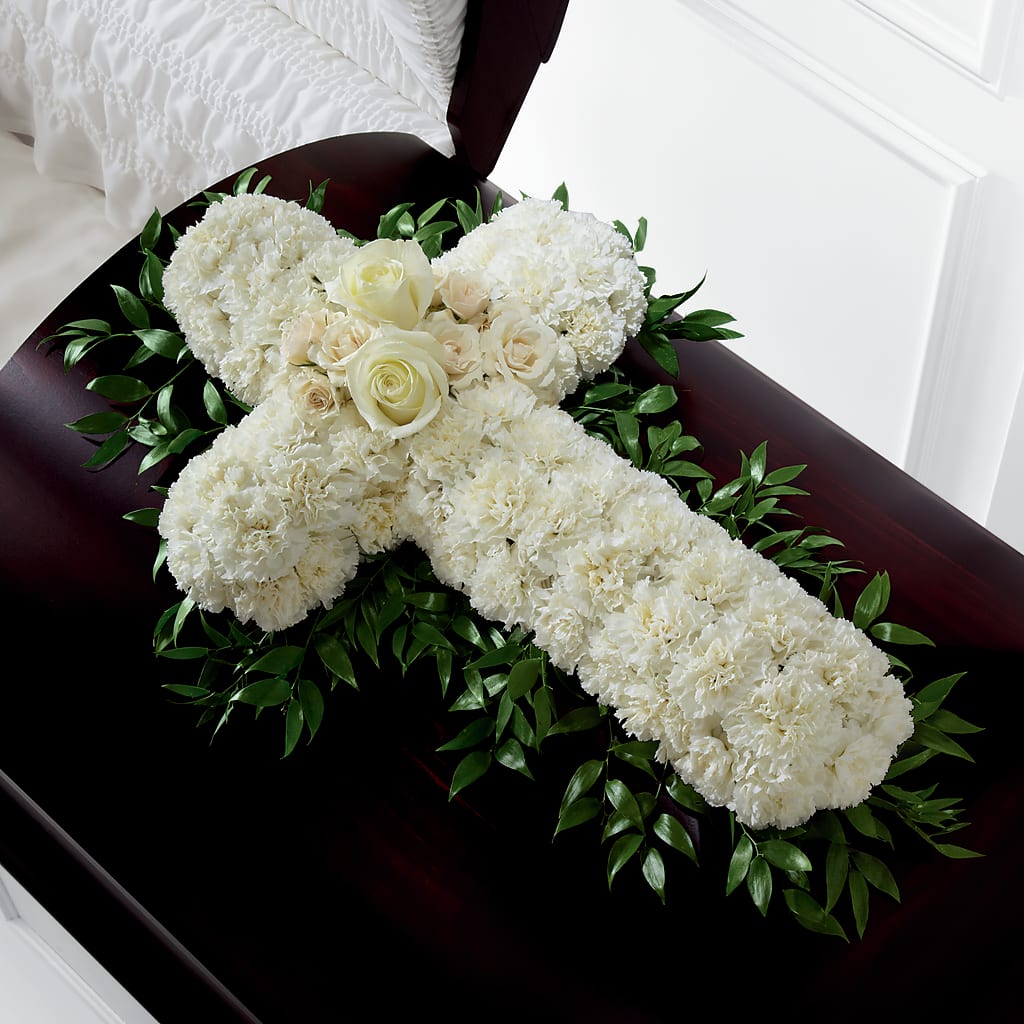 Peaceful Memories Casket Spray (Standard) – Fleuriste Rive Sud, Longueuil PQ