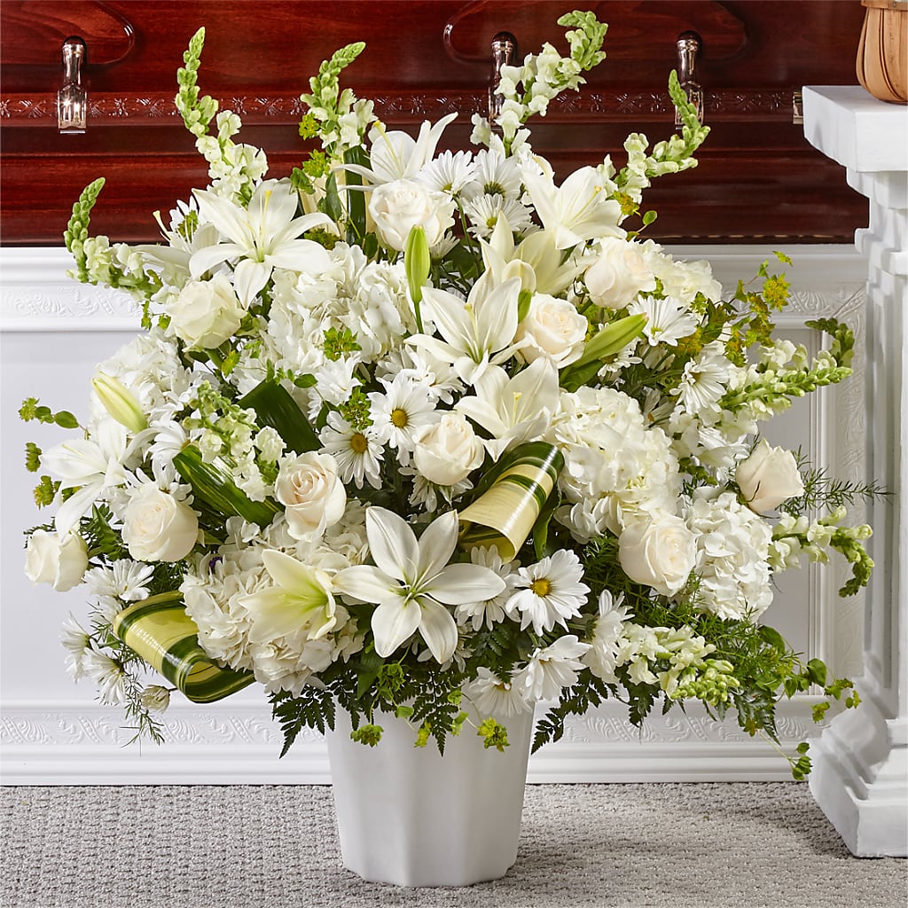Thoughts of Tranquility Floor Basket – Fleuriste Rive Sud, Longueuil PQ