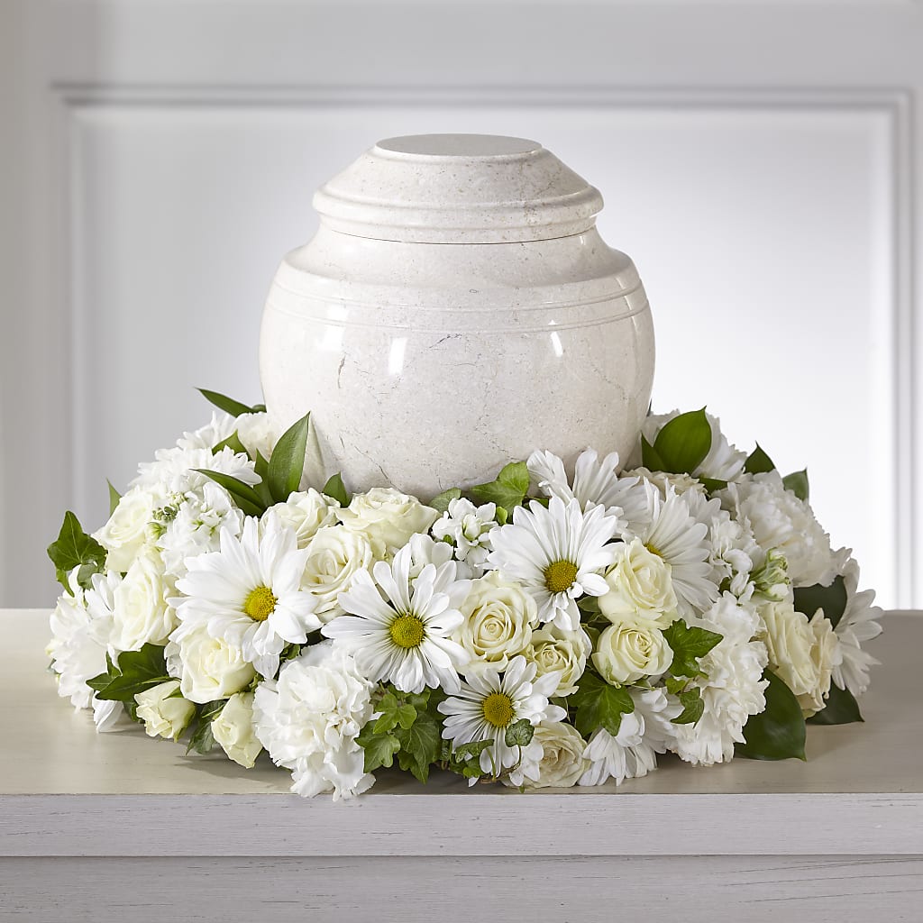 Ivory Gardens Cremation Adornment – Fleuriste Rive Sud, Longueuil PQ
