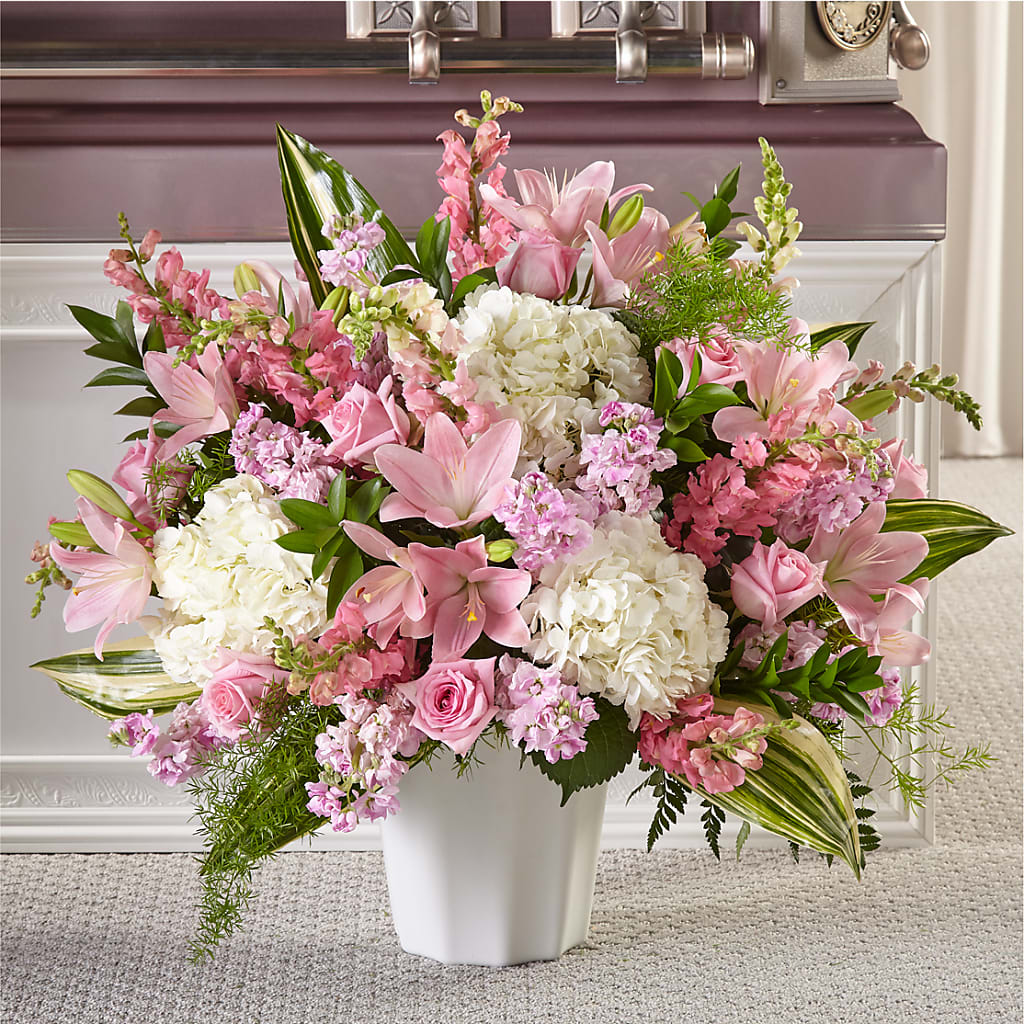 Simply Serene Floor Basket – Fleuriste Rive Sud, Longueuil PQ