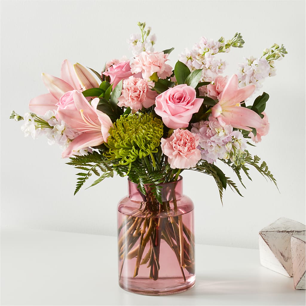 Pretty in Pink Bouquet – Fleuriste Rive Sud, Longueuil PQ