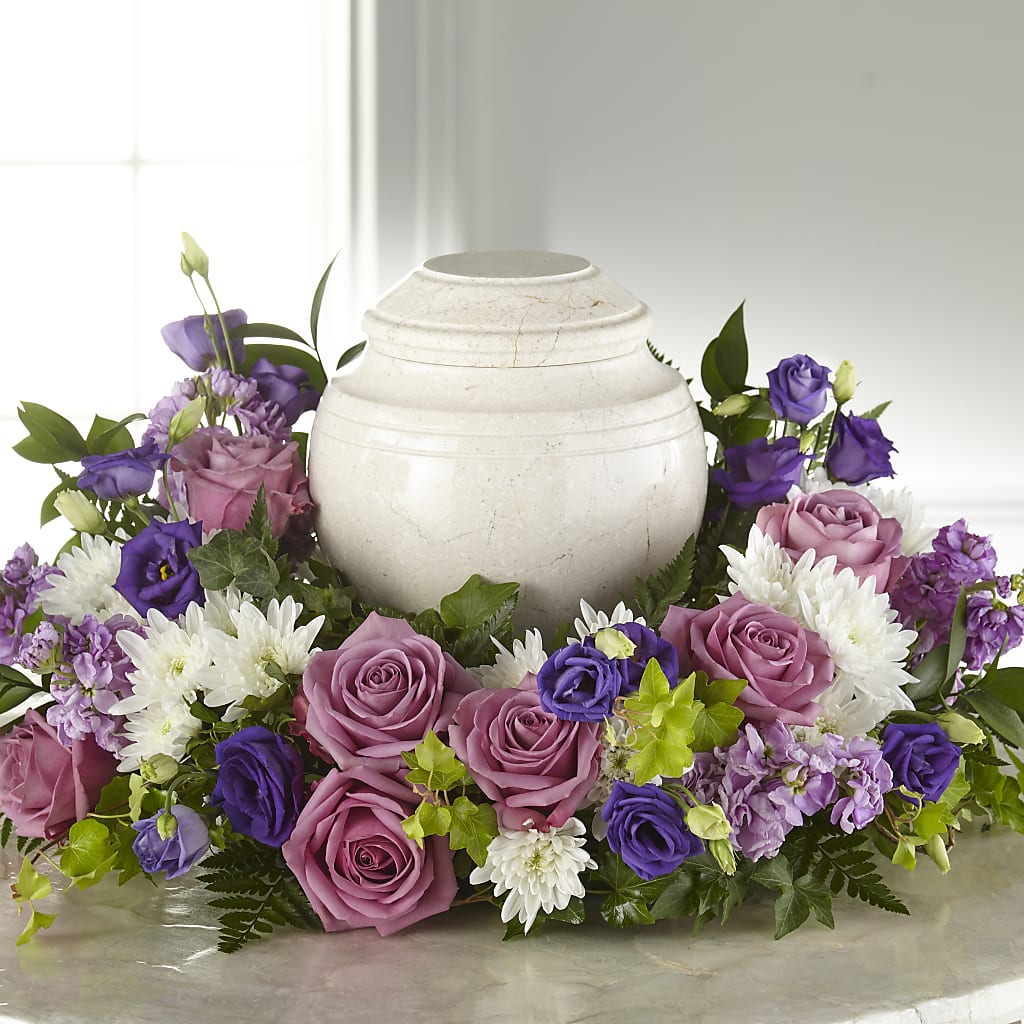 Blooming Sympathy Cremation Adornment – Fleuriste Rive Sud, Longueuil PQ