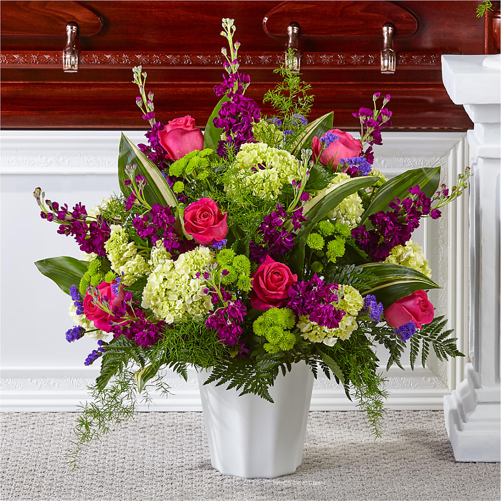 Beautiful Horizons Floor Basket – Fleuriste Rive Sud, Longueuil PQ