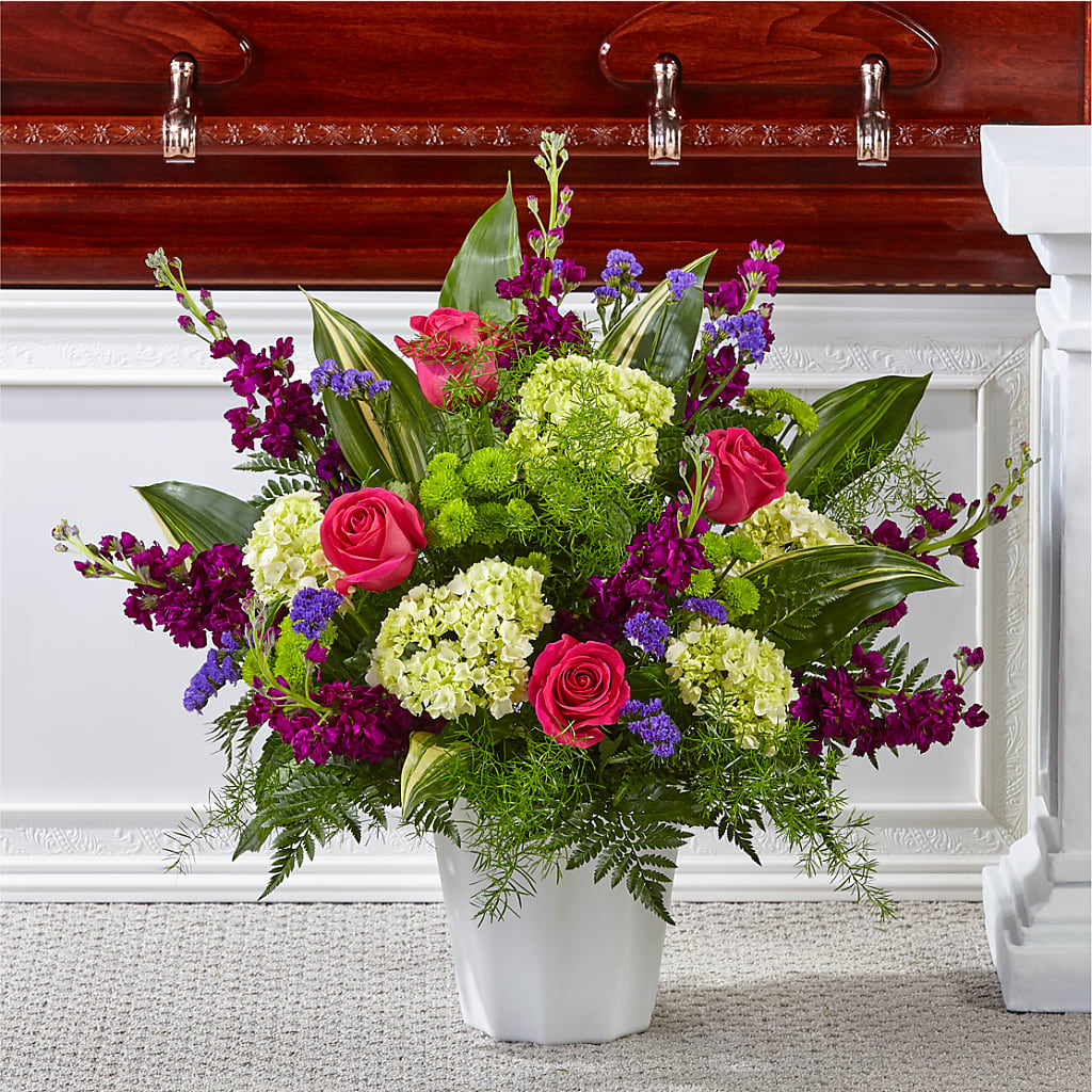 Beautiful Horizons Floor Basket – Fleuriste Rive Sud, Longueuil PQ