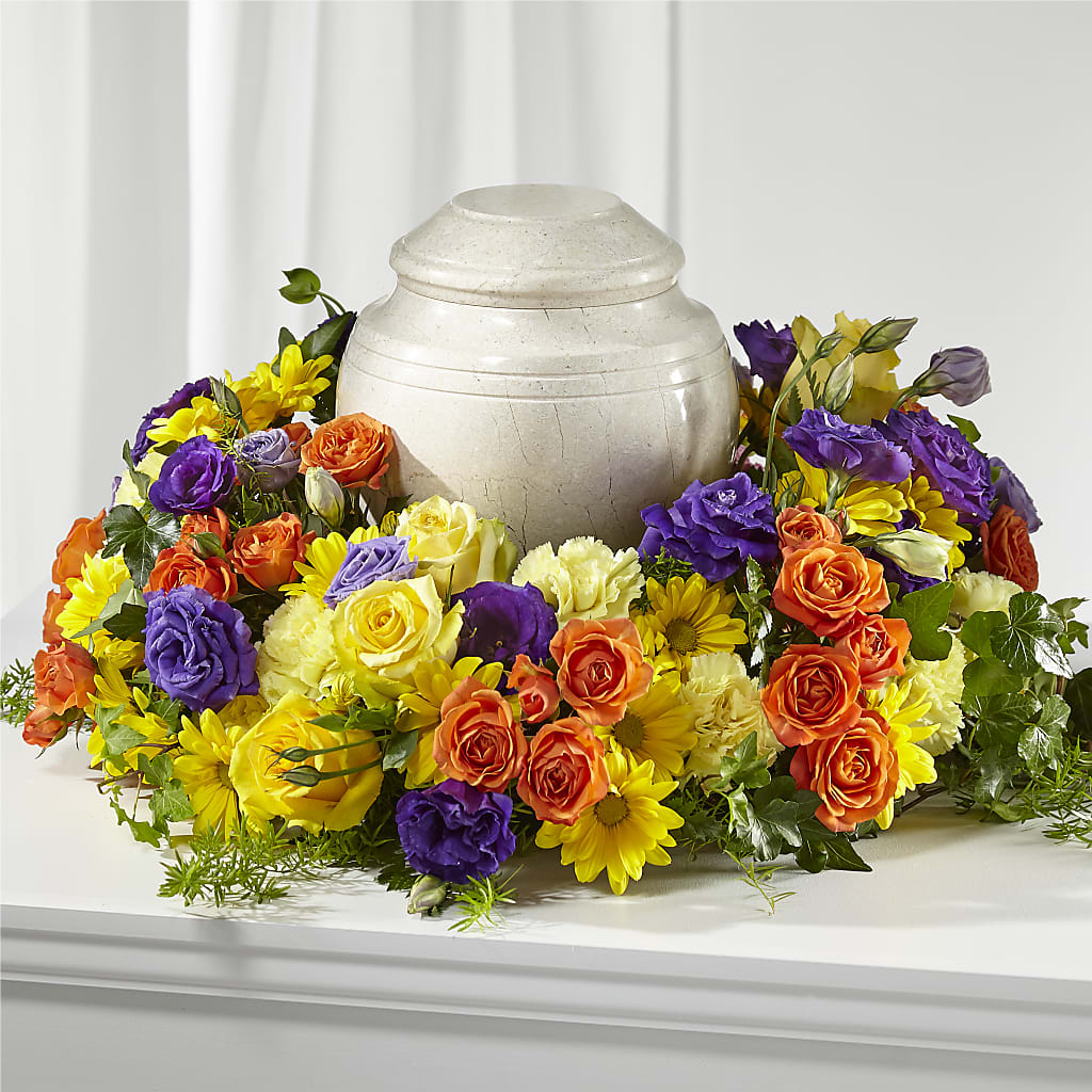 Blossoms of Remembrance Cremation Adornment – Fleuriste Rive Sud, Longueuil PQ