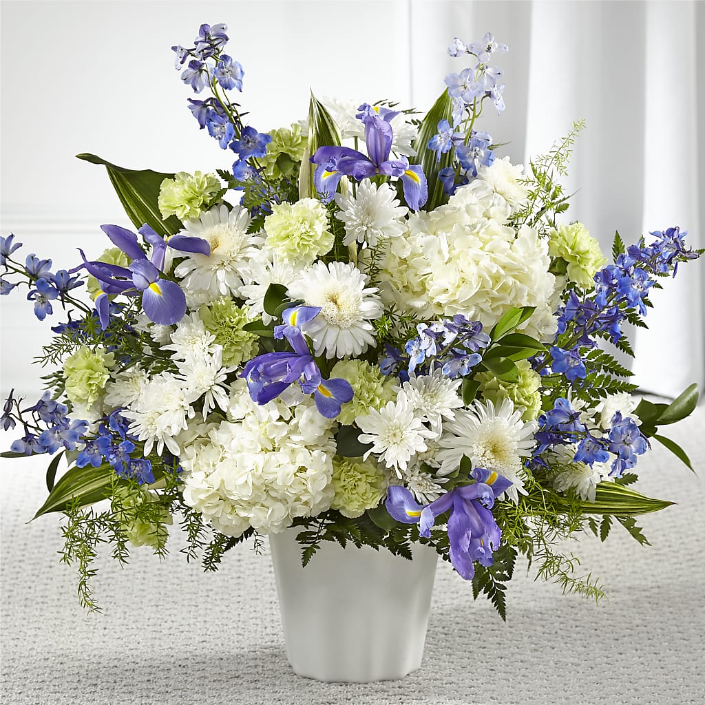 Soft Serenity Floor Basket – Fleuriste Rive Sud, Longueuil PQ