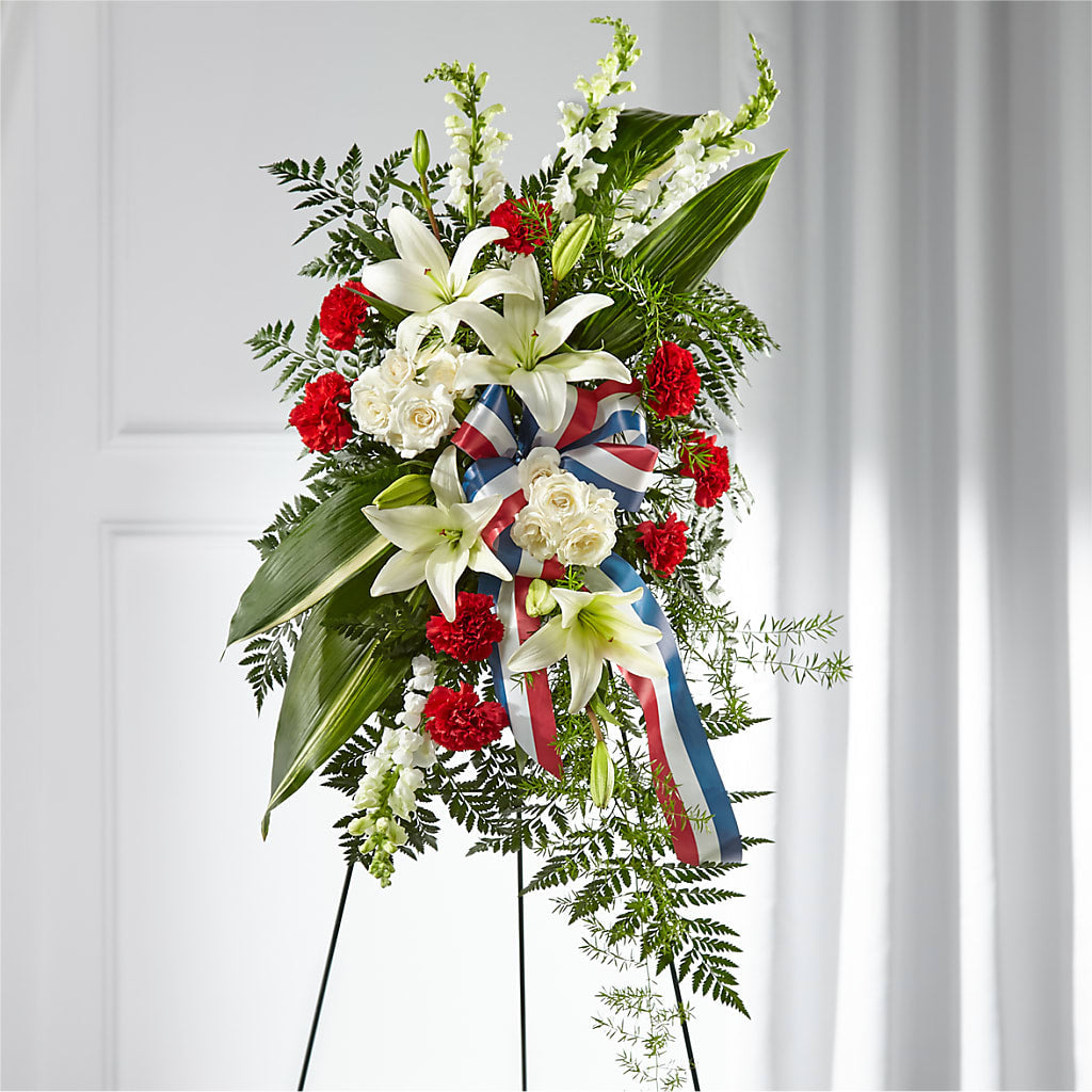 Stars of Life Standing Spray – Fleuriste Rive Sud, Longueuil PQ