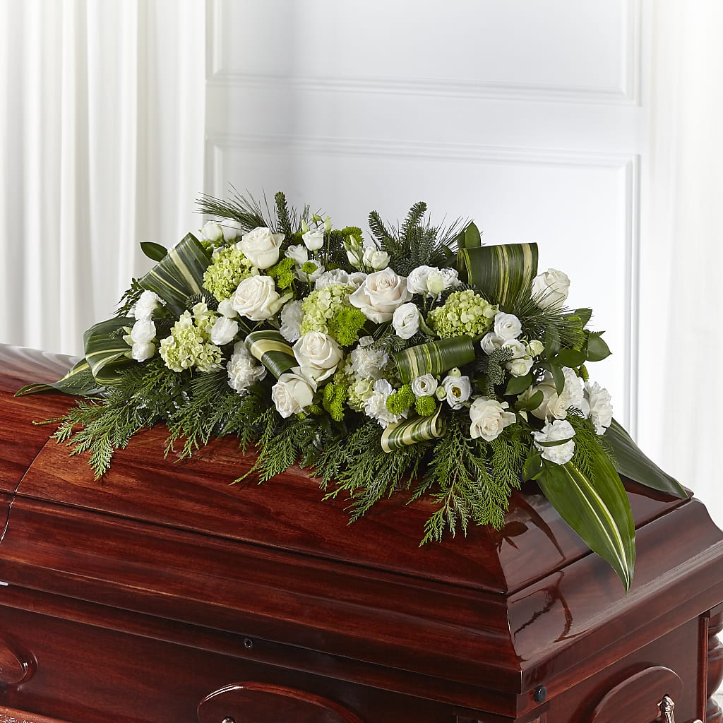 Hopeful Gesture Casket Spray – Fleuriste Rive Sud, Longueuil PQ