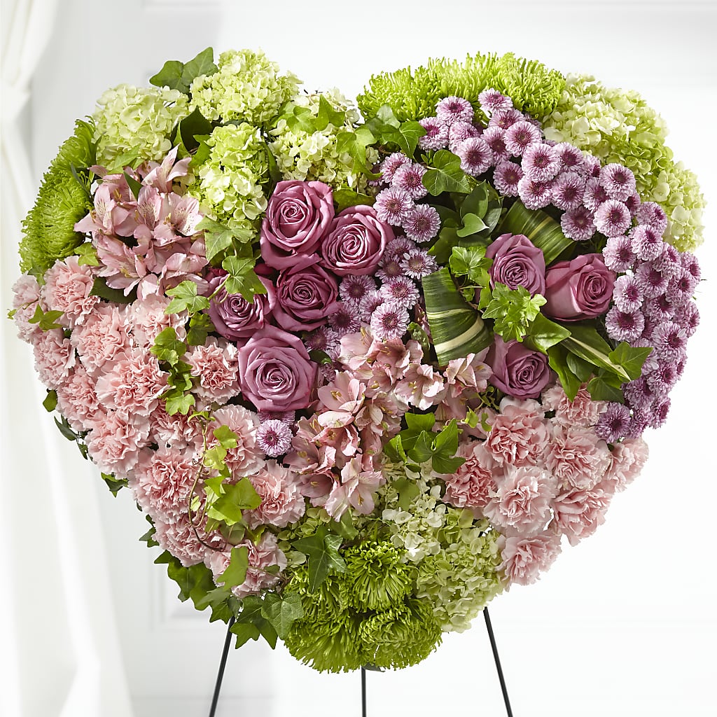 Heartwarming Standing Heart – Fleuriste Rive Sud, Longueuil PQ