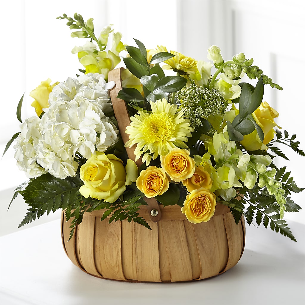 Rustic Remembrance Basket – Fleuriste Rive Sud, Longueuil PQ