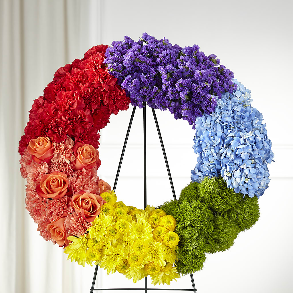 Circle of Love Wreath – Fleuriste Rive Sud, Longueuil PQ