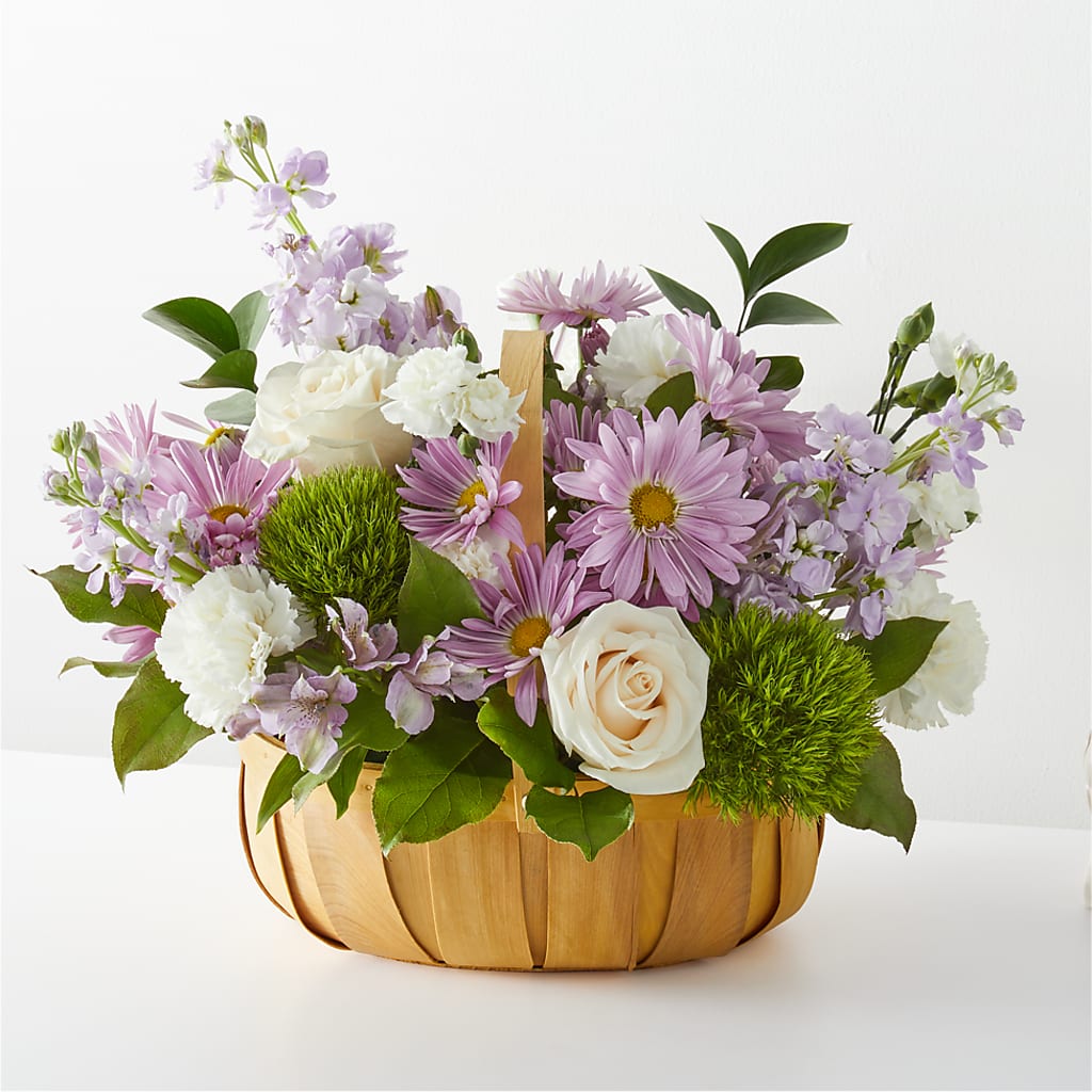 Peace & Love Basket – Fleuriste Rive Sud, Longueuil PQ