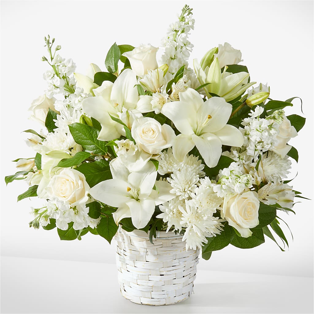 Peaceful Reflections Arrangement – Fleuriste Rive Sud, Longueuil PQ
