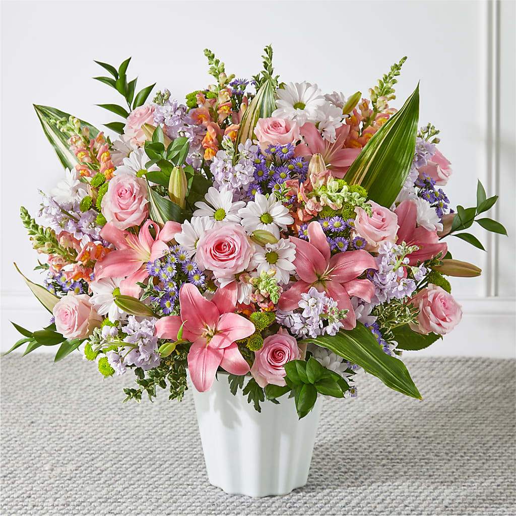Abundant Compassion Floor Basket – Fleuriste Rive Sud, Longueuil PQ