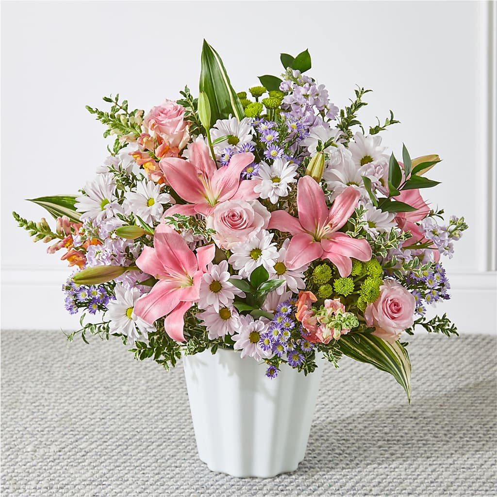 Abundant Compassion Floor Basket – Fleuriste Rive Sud, Longueuil PQ