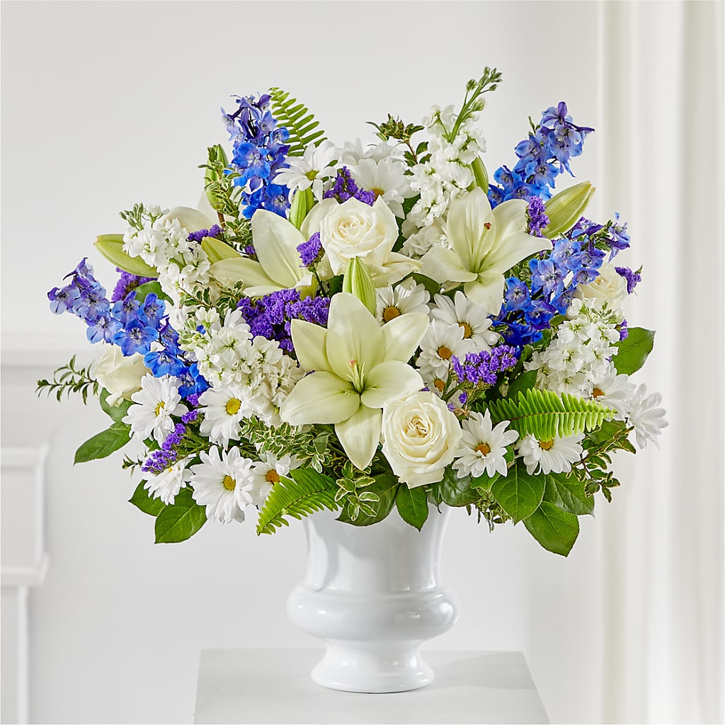 Expressions of Hope Urn Arrangement – Fleuriste Rive Sud, Longueuil PQ