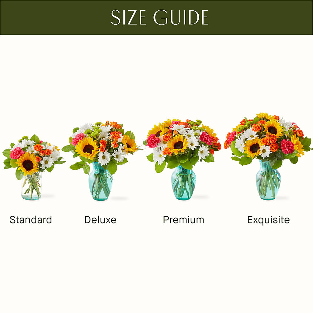 Sun-drenched Blooms Bouquet – Fleuriste Rive Sud, Longueuil PQ