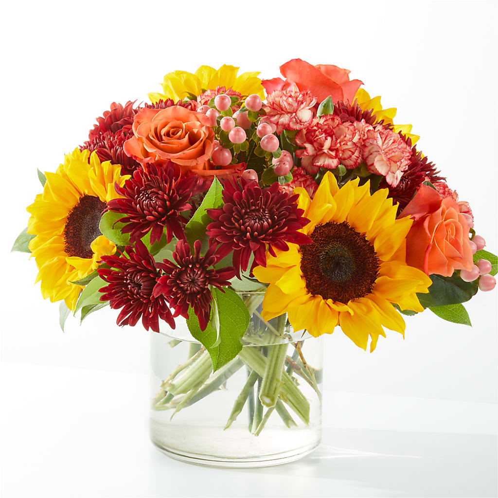 September Sunset Bouquet – Fleuriste Rive Sud, Longueuil PQ