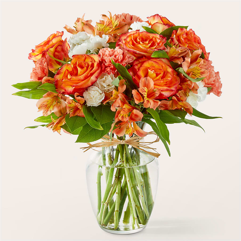 Apricot Glow Bouquet – Fleuriste Rive Sud, Longueuil PQ