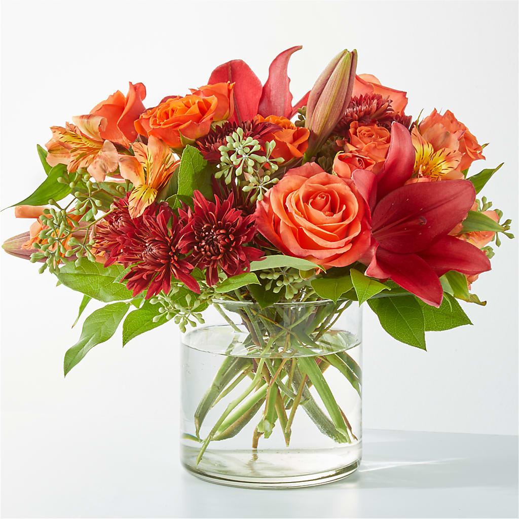 Crimson Leaves Bouquet – Fleuriste Rive Sud, Longueuil PQ