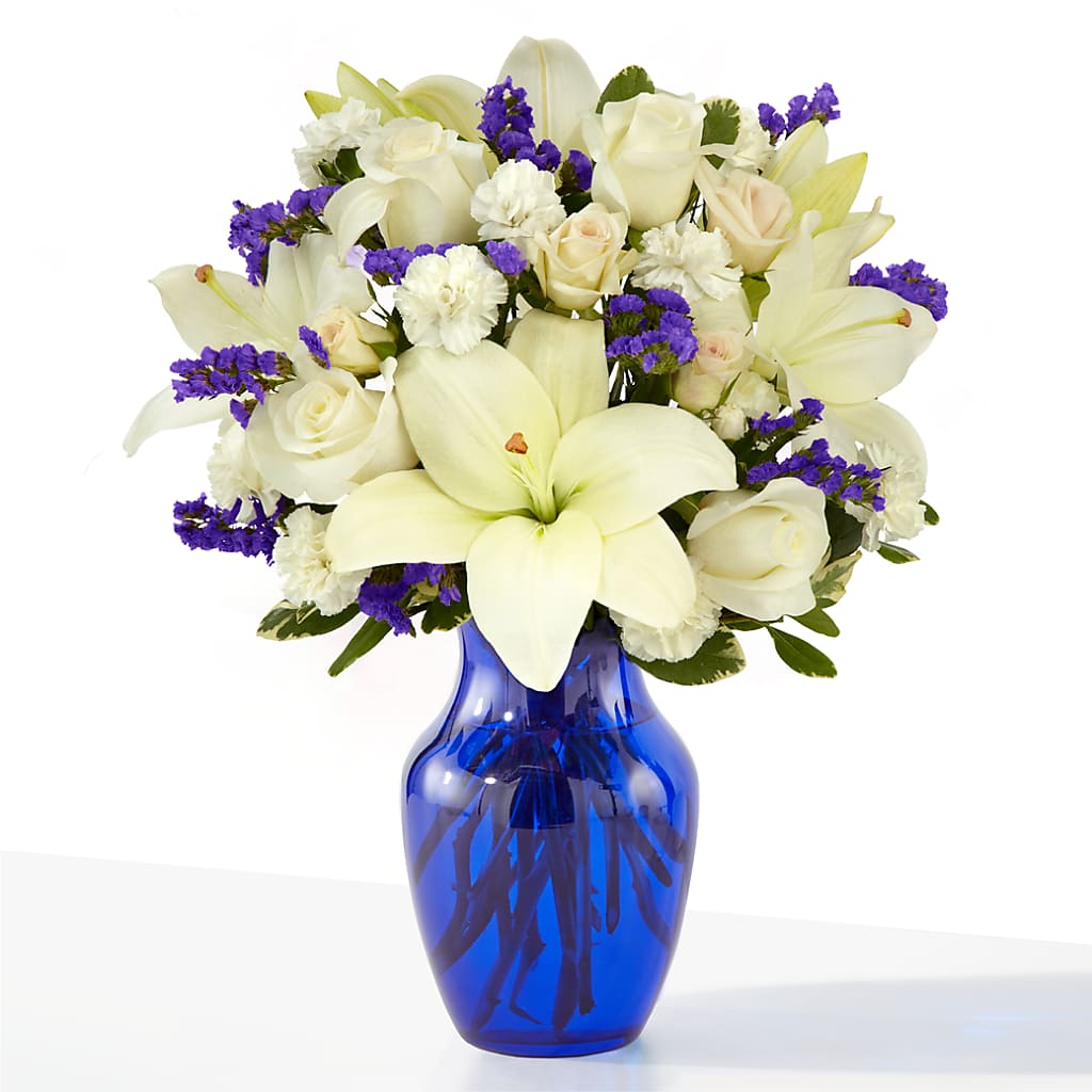 Sapphire Rush Bouquet – Fleuriste Rive Sud, Longueuil PQ