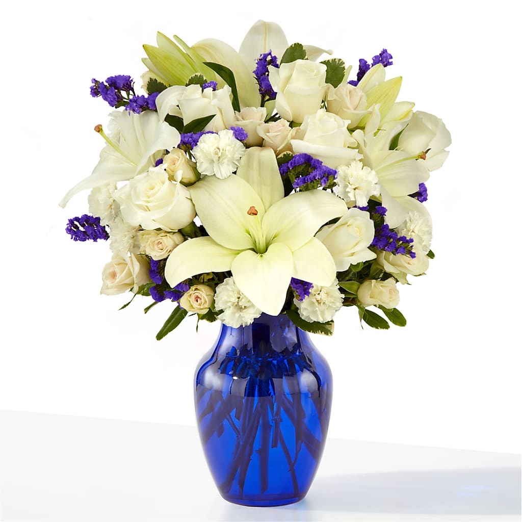 Sapphire Rush Bouquet – Fleuriste Rive Sud, Longueuil PQ
