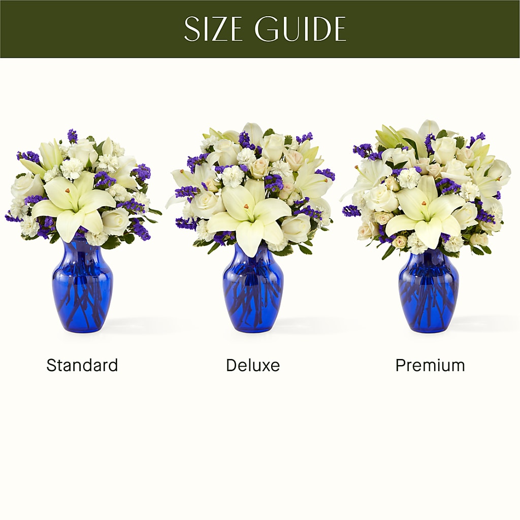 Sapphire Rush Bouquet – Fleuriste Rive Sud, Longueuil PQ