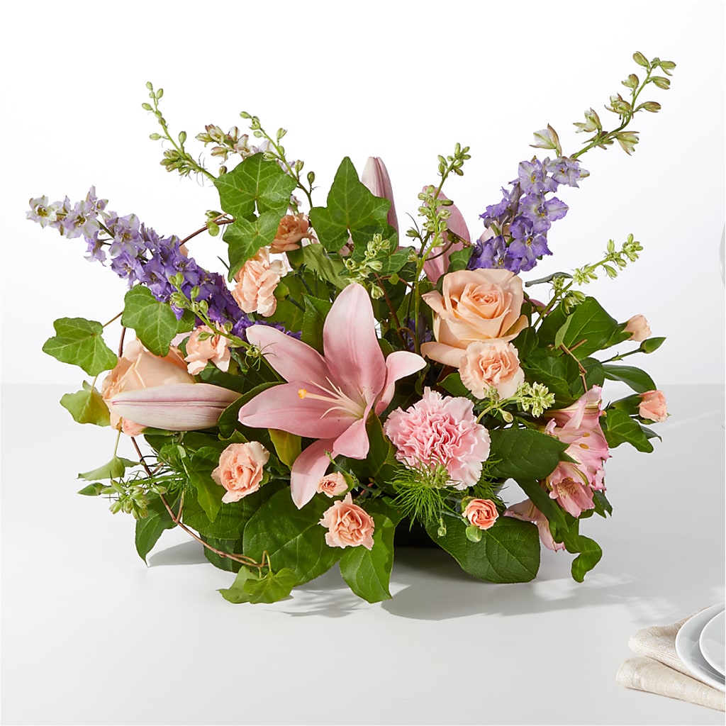 Blossom Time Centerpiece – Fleuriste Rive Sud, Longueuil PQ