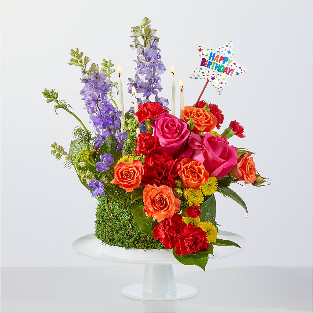 Best Year Yet Floral Cake – Fleuriste Rive Sud, Longueuil PQ